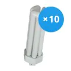Mehrfachpackung 10x Osram Dulux T/E Plus 42W 830 | Warmweiß - 4-Pins