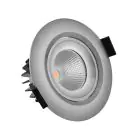 Noxion LED-Spot Droplet schwenkbar Aluminium 6W 400lm 36D - 927 Extra Warmweiß | Ausschnitt 85mm - IP44 - Höchste Farbwiedergabe - Dimmbar